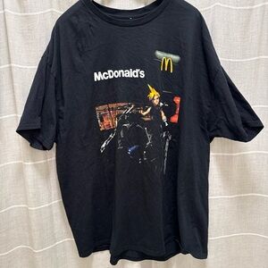McDonald's Black Graphic Short Sleeve Tee with Yellow Logo